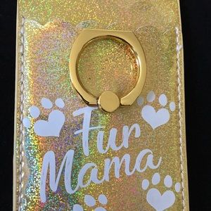 NEW!! “Fur Mama” Cell Phone Stick-On Holder